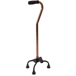 大洋达洋拐杖铝合金不锈钢拐杖老人伸缩手杖老年大四脚拐杖拐棍助行器助步器