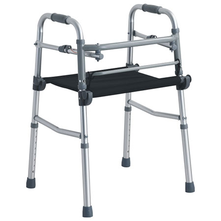 大洋达洋助行器老人残疾人超轻便加粗折叠助行器铝合金助步器中风康复助力器