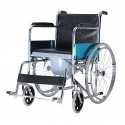 大洋达洋轮椅可折叠老人带坐便便携手动手推车残疾人轻便座便轮椅